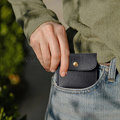 5 шт. сумки для хранения ювелирных изделий из искусственной кожи pu DIY-CL0001-12A