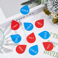 12 шт. двухцветные акриловые публичные знаки AJEW-CP0007-39