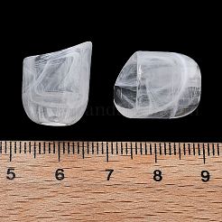 Двухцветные акриловые бусины OACR-S042-06A