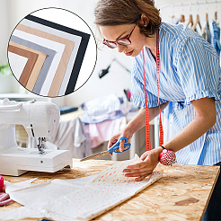 Хлопчатобумажная ткань без принта AJEW-WH0415-17