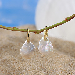 925 серьги из серебра из серебра EJEW-Z041-14G