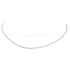 Женские ожерелья-цепочки панцирного плетения из латунного кабеля толщиной 1.5 мм&nbsp;NJEW-JN05555-01