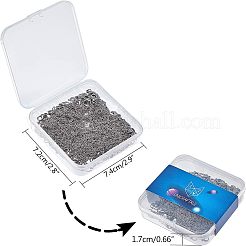 Модные унисекс ожерелья из нержавеющей стали 304 с цепочкой STAS-UN0003-39P