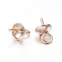 Ионное покрытие (ip) 304 нержавеющая сталь чаша жемчужные штифты скобы штифты подвески X-STAS-G127-04RG