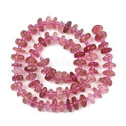 Природного кварца клубники нитей бисера&nbsp;G-F821-B03-01