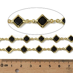 Латунные стеклянные ромбовидные цепи CHC-R001-05G-02