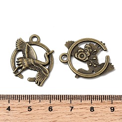 Тибетский стиль сплава цинка подвески&nbsp;TIBEP-R334-030AB-RS