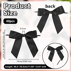 Полиэстеровый бант для упаковки подарочных коробок&nbsp;DIY-WH0899-483B