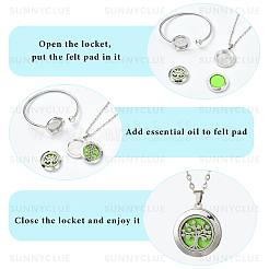1 bracelet jonc ouvert en acier inoxydable et 1 colliers pendentifs en acier inoxydable&nbsp;AJEW-SC0004-06A