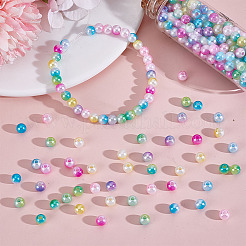 1500 pièce de perles imitation perle ABS bicolores&nbsp;KY-HY0001-31