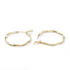 Boucles d'oreilles en laiton&nbsp;EJEW-A056-38G