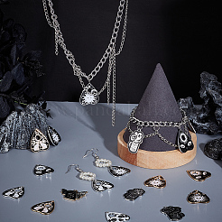 22шт 11 стиля подвески из сплава с эмалью FIND-AR0004-03