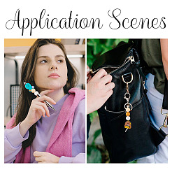 16 шт. 8 стильных экологически чистых силиконовых бусины для пищевых продуктов&nbsp;SIL-TA0001-74