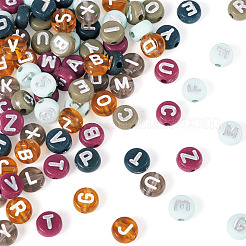 48 г 6 цвета непрозрачные акриловые бусины OACR-TA0003-50