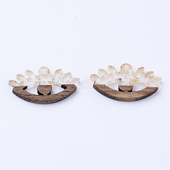 Подвески из смолы и ореха&nbsp;LS-RESI-N025-009A-A01