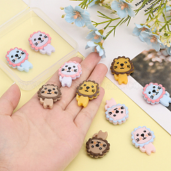 10 шт. 5 цвета пищевые экологически чистые силиконовые бусины SIL-CA0002-19