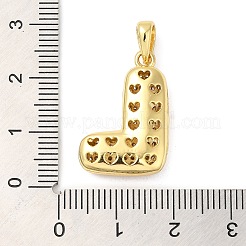 Латунные микро проложить кубического циркония подвески&nbsp;KK-E061-03G-12