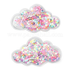 Treibsand-Pailletten-Kunststoff-Cabochons&nbsp;X-OHAR-CJC0002-04A