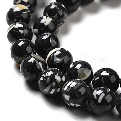 Fili di perle sintetiche turchesi e conchiglie montate&nbsp;G-D482-01E