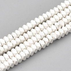 Гальванизировать немагнитных синтетический гематит бисер пряди G-T114-23