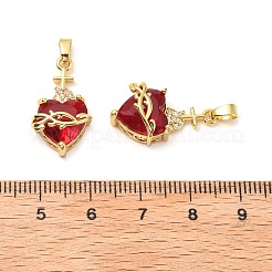 Латунные микро проложить кубического циркония подвески&nbsp;X-KK-G533-08G