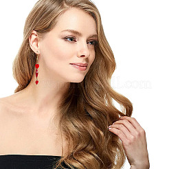 200 шт. Искусственные нефритовые стеклянные бусины GLAA-AR0001-59