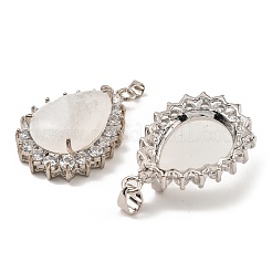 Подвески из натурального кварцевого кристалла и горного хрусталя&nbsp;G-K338-31P-13