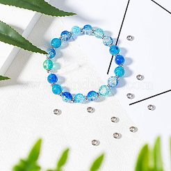 304ステンレススチールスペーサービーズ  リング  ステンレス鋼色  5x2mm  穴：3mm  200個/箱&nbsp;STAS-UN0003-46B