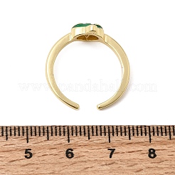 Bagues ouvertes en laiton pour femmes&nbsp;RJEW-C164-05B-G