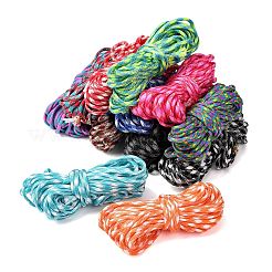 100m 10 Farben 7 Innenkerne Polyester- & Elasthan-Kordelseile&nbsp;RCP-LS0001-01E