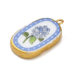 Anhänger aus bedrucktem Porzellan&nbsp;STAS-C183-03B-04