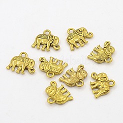 Старинные подвески слона A-PALLOY-ZN-47017-AG-F