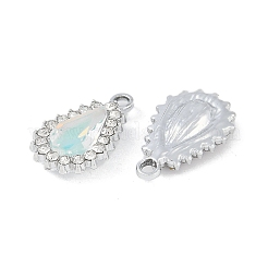 Сплав с УФ-покрытием и разноцветные стеклянные подвески со стразами FIND-M018-39P