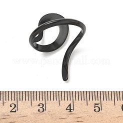 Открытые кольца манжеты из нержавеющей стали 304 RJEW-D338-02A-EB