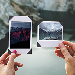 Autocollants d'angle en papier photo&nbsp;AJEW-WH20060-63C