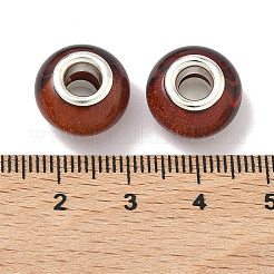 Бусины из смолы европейского стиля с большим отверстием &nbsp;OPDL-R118-11B