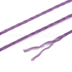 Cordini di cotone cerato rotondi a 2 capo&nbsp;YC-T004-01A-24