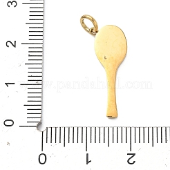Pendentifs en acier inoxydable 304 sur le thème du sport&nbsp;STAS-H254-02D-G