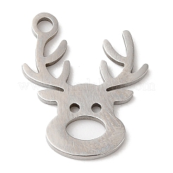 Не тускнеющие рождественские подвески из нержавеющей стали 201 X-STAS-D053-07P