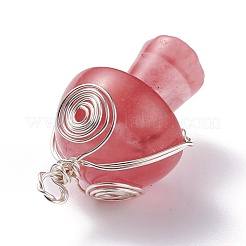 Подвески из натурального и синтетического камня гуаша PALLOY-JF01252