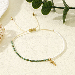 Браслеты из бисера и стеклянных бусин в стиле бохо EC2544