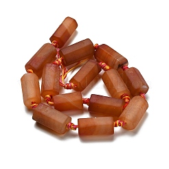 Натуральный красный агат бисер нитей G-F807-B02-02