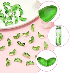 Прозрачные стеклянные бусины GLAA-FS0002-04