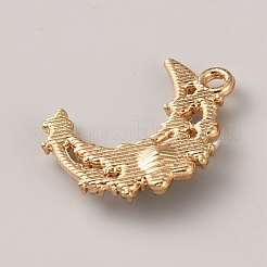 Pendenti in lega di strass e perle finte in resina&nbsp;FIND-WH0366-482KCG-03