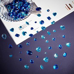Cabochons di rhinestone acrilico&nbsp;GACR-SC0001-01