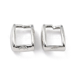 925 bélière à pince en argent sterling plaqué rhodium anti-ternissement&nbsp;STER-Z001-016A-P