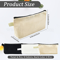 6 шт. 3-х цветный хлопок с мешочком для ручки из сплава&nbsp;AJEW-CN0004-21