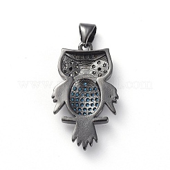 Латунные микро проложить кубического циркония подвески ZIRC-G157-22