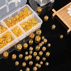 Fili di perline di citrino naturale 186 pz 4 dimensioni&nbsp;G-LS0001-08