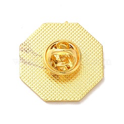 Тактика восьми диаграмм с эмалевой булавкой инь-ян JEWB-K008-01G